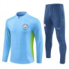 Manchester City Trainings Sweatshirt Quarter-zip 2024-25 Blauwe - Heren